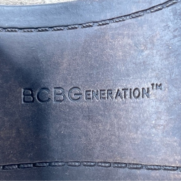 Suede Ankle Boots Booties BCBGeneration Taupe Brown Boho Bohemian Western Indie - Picture 11 of 15